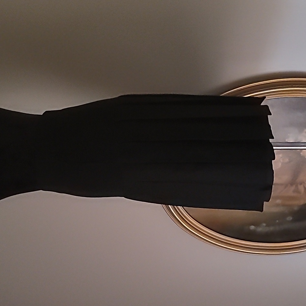 St John Collection Solid Black Fully Peated Skirt… - image 4